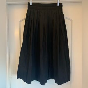 Full A-line midi skirt
